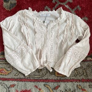 Zara lace top. NWOT